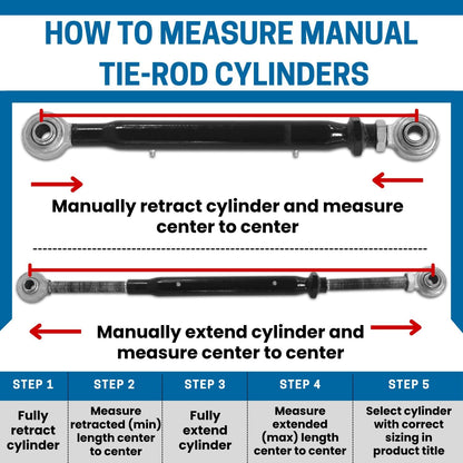 Enlace lateral, Cilindro de categoría 1 (18″ Min – 24″ Max)