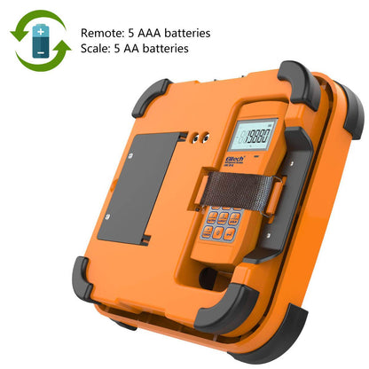 Elitech LMC-310 Báscula Electrónica Refrigerante, 100 KG Inalámbrica para Suministro de Combustible de Refrigerante Electrónico para HVAC y CA Estuche portátil