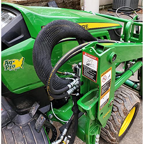 Kit de válvula desviadora eléctrica hidráulica para modelos de tractor John Deere 1023E, 1026R y 1025R con cargadores H120