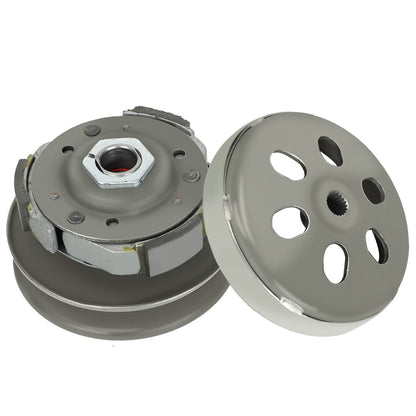 EASYBERG GY6 - Juego de embrague trasero de motor de 150 cc 19 spline compatible con auto scooter, ATV Go Kart, ciclomotor Kazuma, 150 cc