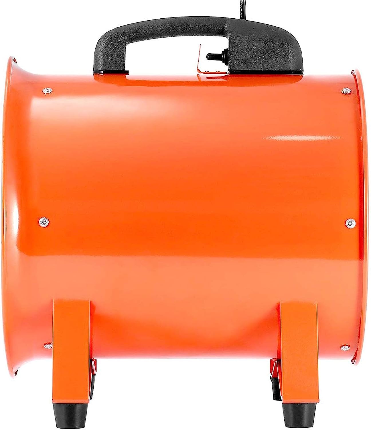 VEVOR Ventilador de manguera axial de escape de 12 pulgadas, ventilador portátil de alta velocidad de 3900 m3/h, ventilador extractor de bajo ruido con manguera de conducto de 5 m