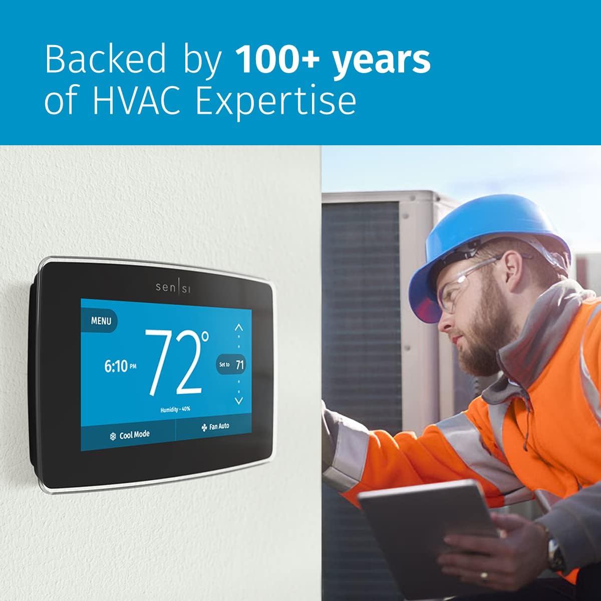 Emerson Sensi Touch Wi-Fi Termostato con pantalla tactil