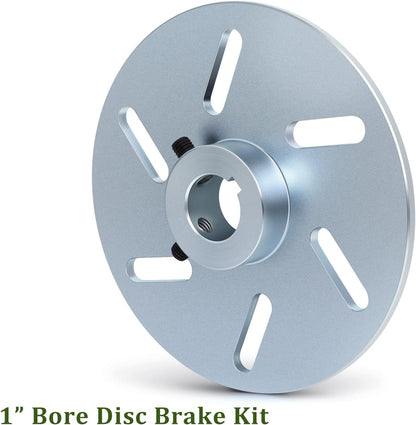 Pinza de freno Go Kart y pieza de disco compatible con Mancoo, Yerf- Dogg, Predatorr 212cc. Disco de orificio de 1 pulgada y pinza de freno mecánica, sistema de freno Go Kart