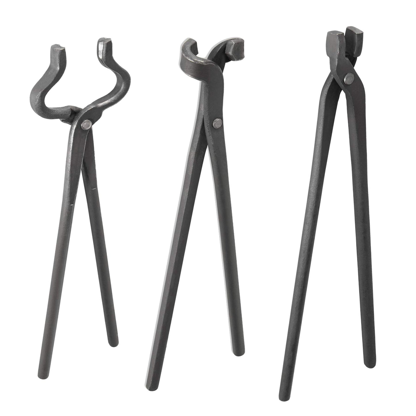 Juego de pinzas para hacer cuchillos ensamblados para hacer cuchillos y herrería (3 piezas)