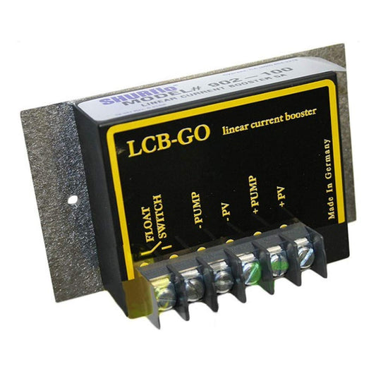 Shurflo 902-100 (LCB-GO) Controlador de bomba solar para bombas sumergibles de la serie Shurflo 9300, amplificador de corriente lineal, 24 VDC, 5 Amp