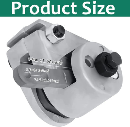 Pinza de freno Go Kart y pieza de disco compatible con Mancoo, Yerf- Dogg, Predatorr 212cc. Disco de orificio de 1 pulgada y pinza de freno mecánica, sistema de freno Go Kart