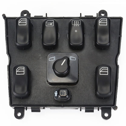 Interruptor de ventana eléctrica 1638206610 Control maestro de control de puerta para Mercedes Benz ML320 ML430 ML500 1998-2003 ML55 AMG 80933103066