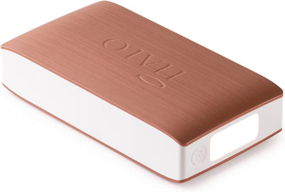 HALO Bolt - Cargador portátil de 58,830 mWh para teléfono y laptop, arrancador de automóvil con salida de corriente alterna y cargador de automóvil, dorado