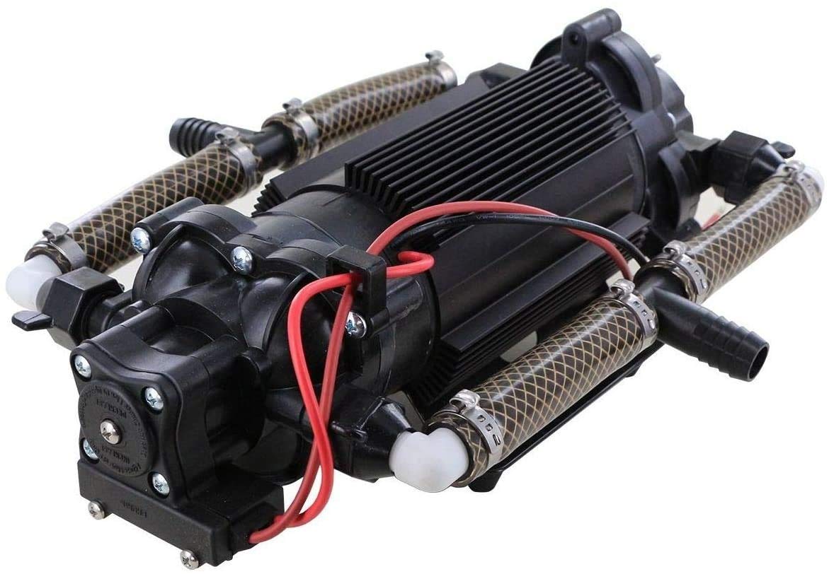 Shurflo Power Twin Pump 4111-035 6.25 gpm 45 psi Alto Flujo 12 voltios Bomba Pulverizador Bomba Transferencia Bomba ATV Bomba Rociador Bomba ATV