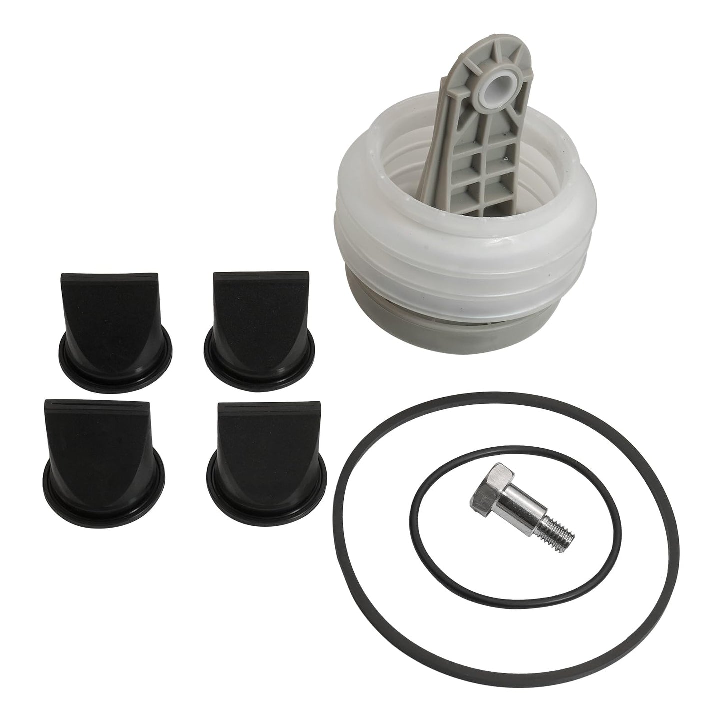 385230980 Kit de fuelle de bomba y 4 unidades 385310076 Kit de válvula de pico de pato de 1-1/2 pulgadas y 385310151 Kit de junta tórica compatible con Dometic S, T, J, VHT y VG series Kit de bomba de aspiradora