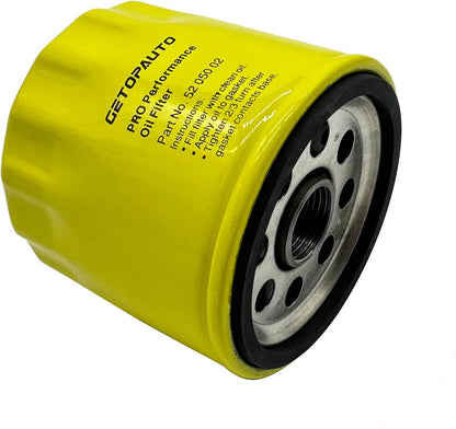 Filtro de aceite de motor 52 050 02 con capacidad adicional para CH11 - CH15, CV11 - CV22, M18 - M20, MV16 - MV20 y K582 (juego de 12)