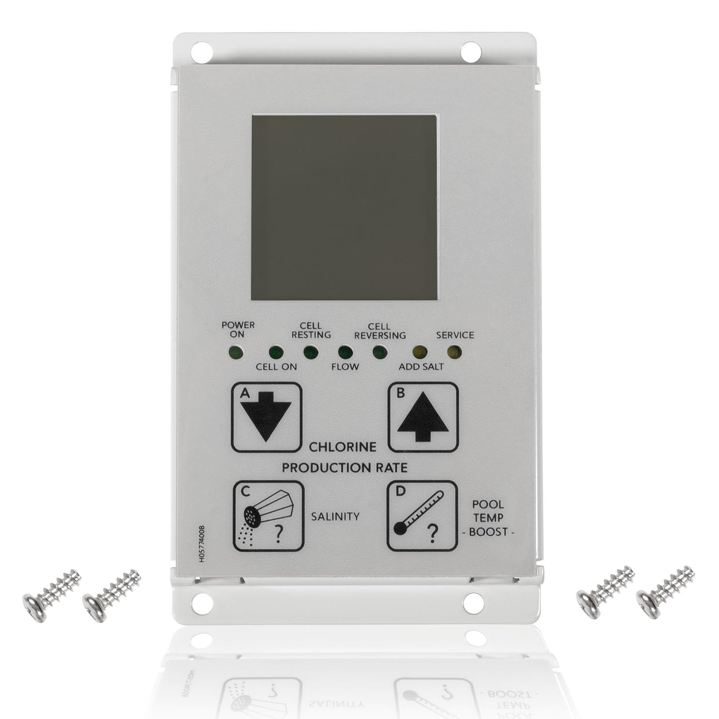 R0467400 - Placa de interfaz de usuario de Zodiac Aquapure, Jandy Purelink, Nature2 Fusion para centro de purificación de agua del zodiaco R0467400 PCB Touchpad con 4 tornillos