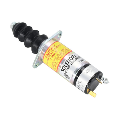 Solenoide de apagado de combustible 1502-12D6U2B2S2A 12V compatible con Woodward Serie 1502 Reemplazo 307-2546 307-2546-00