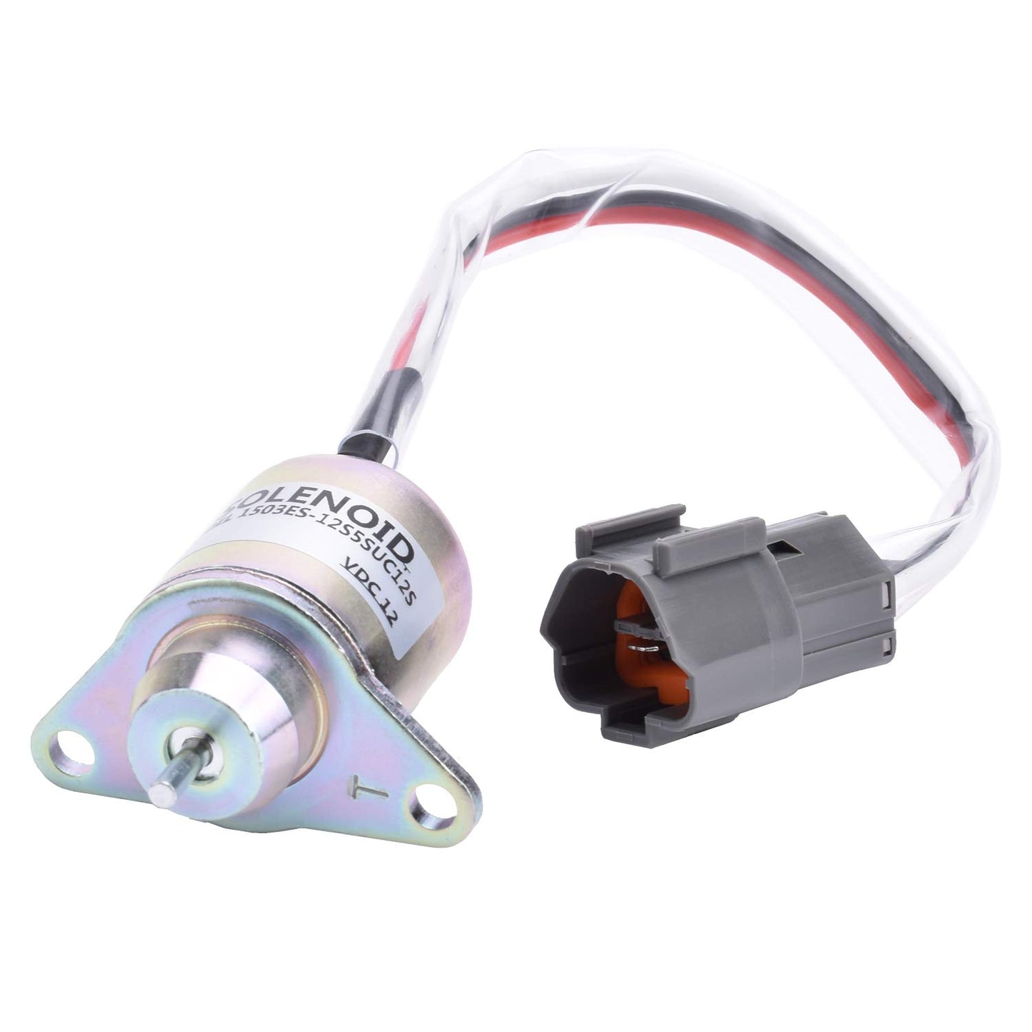 Solenoide de apagado de combustible M810324 Yanmar 119233-77932 Synchro Woodward 1503ES-12S5SUC12S John Deere 4200 4300 4400 4500 4600 4700 12VDC