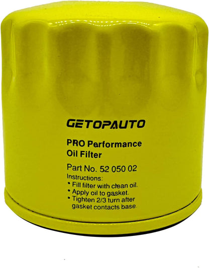 Filtro de aceite de motor 52 050 02 con capacidad adicional para CH11 - CH15, CV11 - CV22, M18 - M20, MV16 - MV20 y K582 (juego de 12)