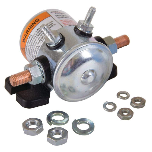 Stens 435-368 Solenoide de arranque, sustituye a E-Z-Go: 27855G01, compatible con E-Z-Go: eléctrico, 1986 y posteriores, hardware incluido, 36V, serie #124