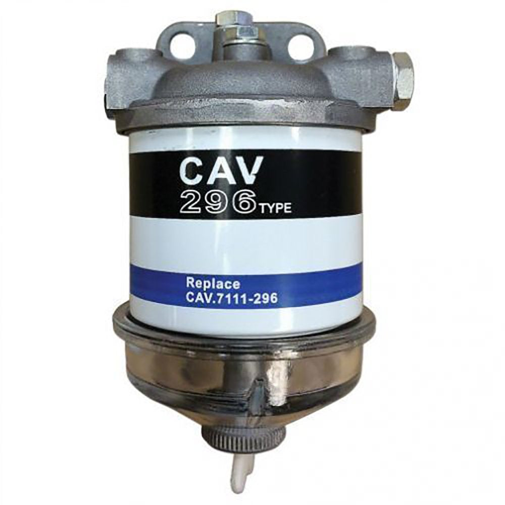 C5NN9165C - Nuevo conjunto de filtro de combustible individual con cuenco de vidrio estilo CAV para Massey Ferguson 302 31 3165 410 50A