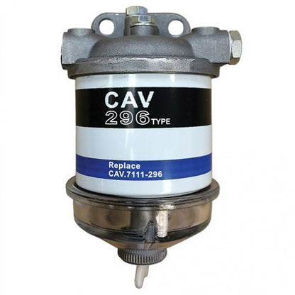 C5NN9165C - Nuevo conjunto de filtro de combustible individual con cuenco de vidrio estilo CAV para Massey Ferguson 302 31 3165 410 50A