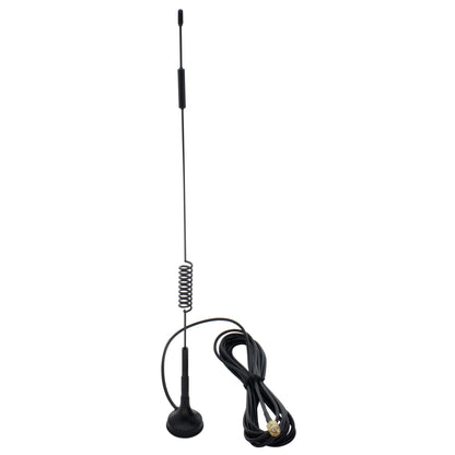 Antena omni de resorte direccional GSM con conector macho SMA, cable de 3 pies y base magnética, bandas 3G 4G LTE, ganancia de 12 dBi y 698-960/1710-2700 MHz