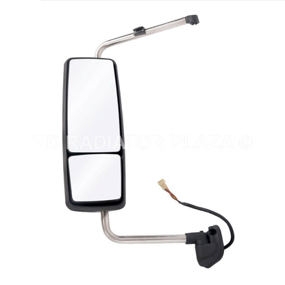 Black Rear View Side Power Heated Mirror Pair Set For 08-18 Prostar Lonestar