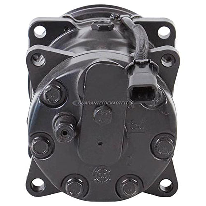 Compresor y embrague de 2 ranuras A/C para Chevy Kodiak GMC TopKick Ford Dodge & Winnebago RV reemplaza Sanden SD7H15 7803 - 60-01552RC remanufacturado