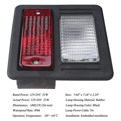Lámpara trasera 6670284 para Bobcat 553 751 753 763 773 863 864 873 883 963 A220 A300 A770 S100 S130 S150 S160 S175 S185 S205 S220 S250 S450 T110 T140 T180 Cargador de dirección de patines
