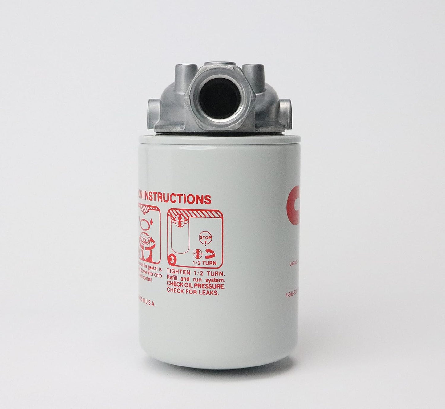 Chief Conjunto de filtros giratorios - Filtro hidráulico de 10 micrones - Conjunto de filtro hidráulico con derivación de 15 PSI 250 PSI, 25 GPM, puerto de entrada/salida NPTF de 3/4 pulgadas, rosca de 1 a 12, sin puerto indicador