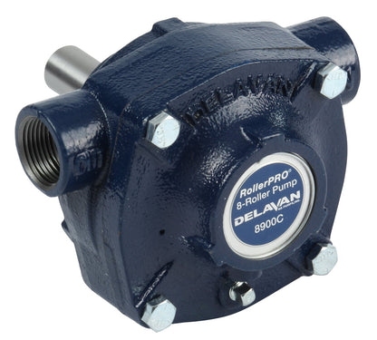 Delavan Bomba de 8 rodillos de hierro fundido - 24 GPM, 150 PSI, 1000 RPM, modelo 8900C