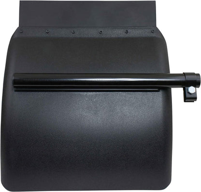 Juego de guardabarros de polietileno negro 24x24 Freightliner Kenworth Peterbilt con herrajes