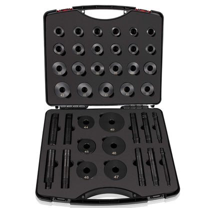 T-0220-39 Master Buje Driver Kit-39 Piezas Ajuste para Ford, Chrysler y GM Transmisiones Buje, conjunto de herramientas removedor de sello instalador