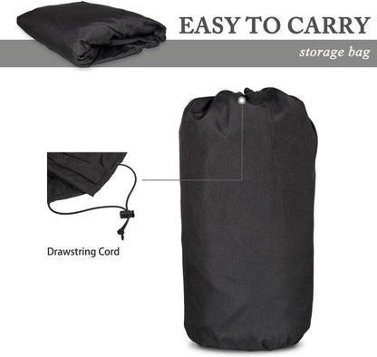 Cab Cover 8221537 Car Cover for Jeep Wrangler JK JKU JL JLU 2007-2020 4 Door - 300D Oxford Sun Shade Car Cover Door & Hard top Off