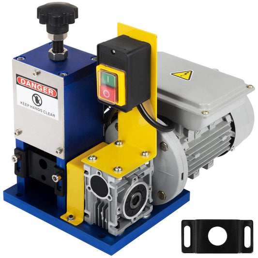 Happybuy Cable Wire Stripping Machine Máquina automática de pelado de alambre eléctrico Máquina de pelar portátil para reciclaje de chatarra de cobre
