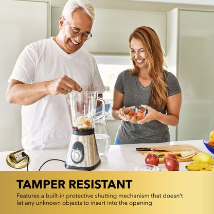 Select Lighting SLFB-PU-USB-BR - Receptáculos de salida USB emergentes de 20 A, caja de piso eléctrica redonda resistente a manipulaciones con cubierta de latón, enchufe empotrado retráctil para encimeras y pisos