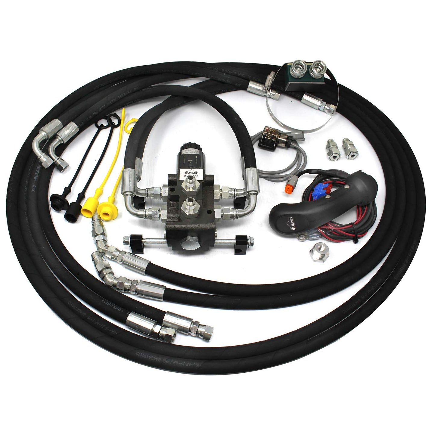 Kit de válvula desviadora eléctrica hidráulica para modelos de tractor John Deere 1023E, 1026R y 1025R con cargadores H120