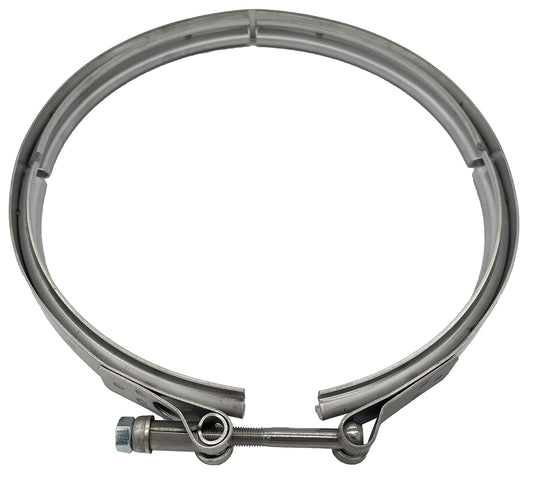 DPF Abrazadera de escape en V para filtro de partículas diésel Cummins ISB | Abrazadera en V de 9.5 pulgadas, sustituye a Cummins 2871861 4965096 2877857 | CAT 496-5063 | Q187680, P238307