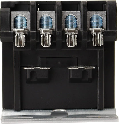 Shopcorp Contactor magnético de propósito definido de 40 A, 4 polos, NO 600 V, HVAC, iluminación y refrigeración, bobina de 110/120 V, carga del motor 40A, aire acondicionado y bomba de calor