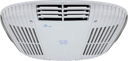 RecPro Aire acondicionado RV de bajo perfil 9.5K sin conductos | CA silenciosa | Solo refrigeración | Unidad de CA RV | Aire acondicionado para caravana (negro)