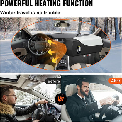 Happybuy Calentador diésel, calentador de aire diésel de 12 V 8 KW, calentador de litera con interruptor LCD y control remoto, bajo consumo para coches, camiones, autocaravana, barco, autobús, caravana