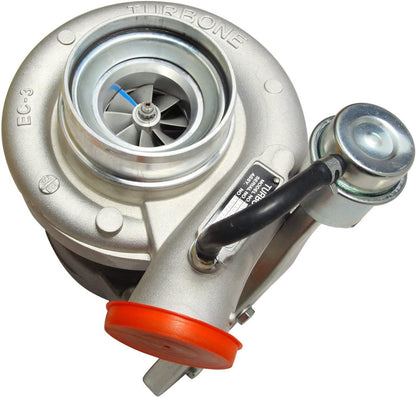 BLACKHORSE-RACING Turbocompresor diésel HX35 HX35W Turbo Charger con turbina interna de basura, compatible con 1999 2000 2001 2002 Dodge Ram 2500 3500 5.9L Truck 6BT Cummins Engine (3592766)