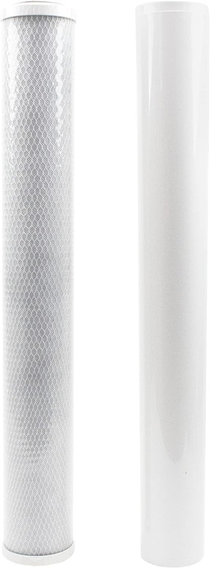 NuvoH2O Home Duo - Sistema de filtración de sabor y suavizante para toda la casa