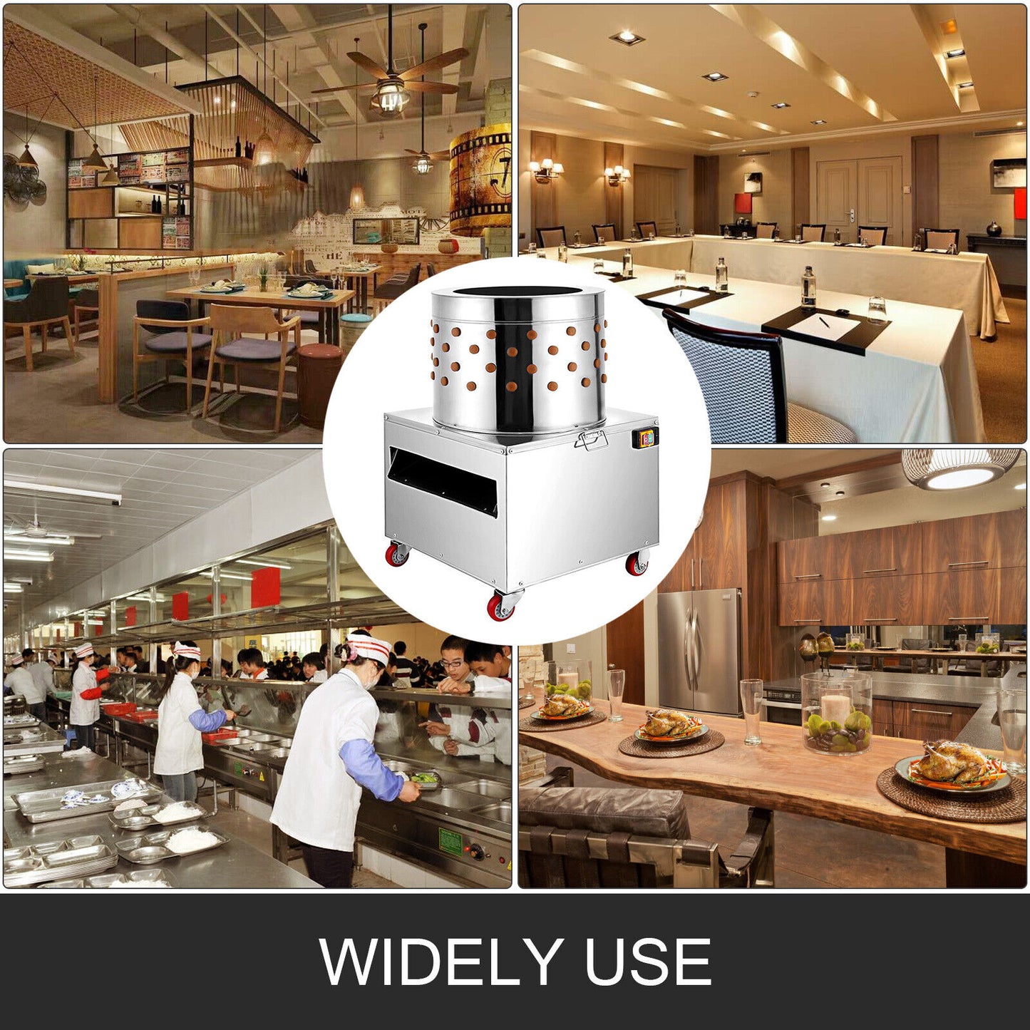 Nueva máquina desplumadora de pollos y pavos 50S, máquina desplumadora de aves de corral, EE. UU.