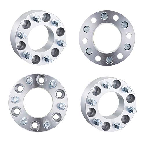 Orion Motor Tech 4pc Rueda Espaciadores/Adaptadores | 6 Lug 6 x 5.31/6 x 135-5,1 cm de Grosor - 14 x 2.0 Studs para Ford F150 Ford Expedition Lincoln Navigator Lincoln Mark LT