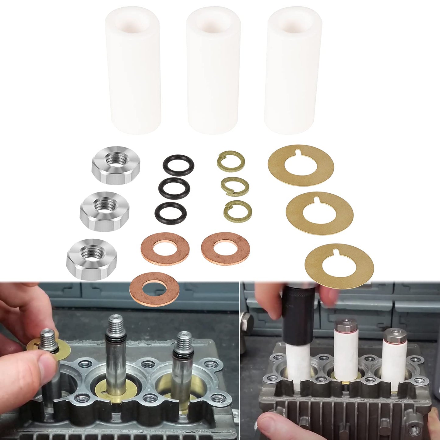 Yoursme AR2546 Kit de pistón de bomba para Annovi Reverberi 18 mm RK, RKA, RKV
