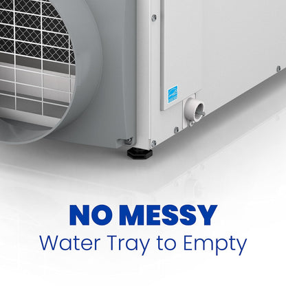 AprilAire E100 Pro - Deshumidificador para toda la casa de 100 pintas + AprilAire modelo 76 paquete de control de deshumidificador digital para todo el hogar, comercial hasta 5.500 sq. pies para sótano, espacio de arrastre