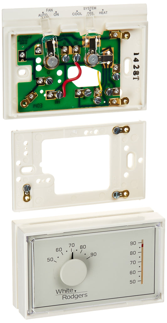 White Rodgers 1F56N-444 Thermostat 1H/1CV Horizontal by White Rodgers