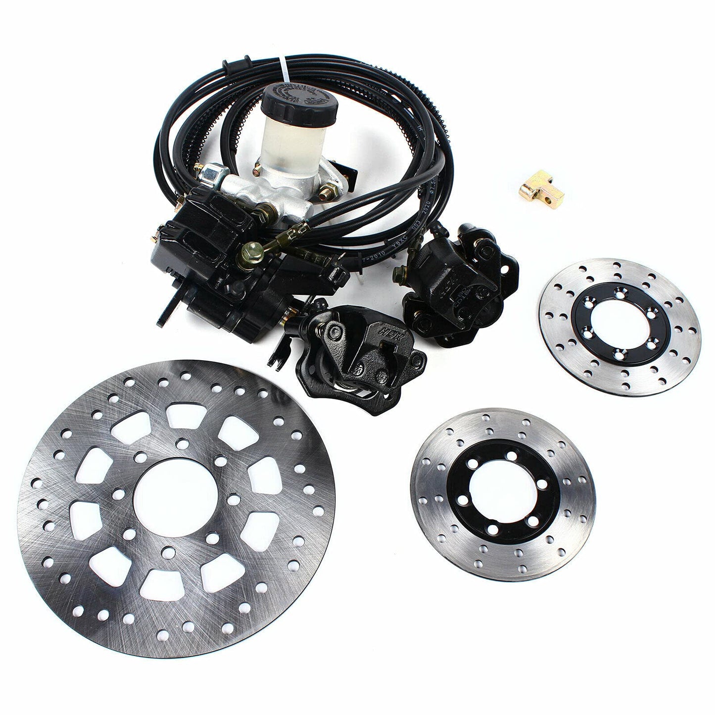 Go Kart - Kit de cilindro maestro de freno hidráulico, kit de cilindro maestro de freno hidráulico, adecuado para cabeza de martillo y trail-master Go Karts otros chinos de 150 cc Go Kart