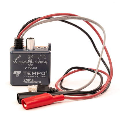 TEMPO Generador de tono universal Communications 77HP-G | Rastreo de cables de cobre | Grado profesional (modelo 2023)