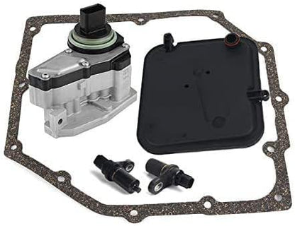 Kit de filtro de bloque solenoide de transmisión remanufacturado 42RLE compatible con Dakota Liberty Wrangler Jeep Chrysler Dodge Mitsubishi 4 velocidades (solo 42RLE 5 unidades)