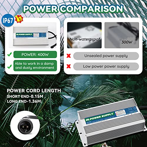 Mxmoonant - Máquina de niebla ultrasónica de 10 cabezales, 7000 ml/h, fuente de agua, máquina de niebla para estanque, atomizador cuadrado, humidificador de aire con flotador para estanque, acuario, rocalla