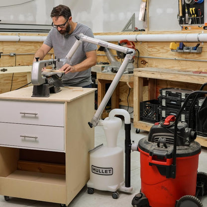 Mullet ThirdHand - Brazo de recogida de polvo (brazo de pluma + ciclón)